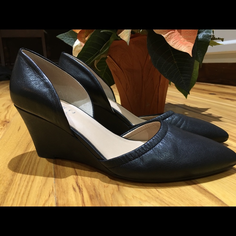 💫 Franco Sarto black heels worn ONCE 💫